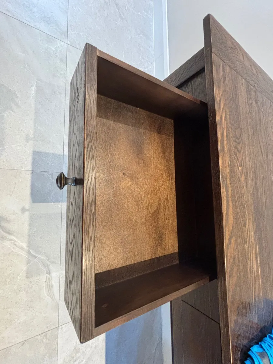 Solid Oak console table - Image 3