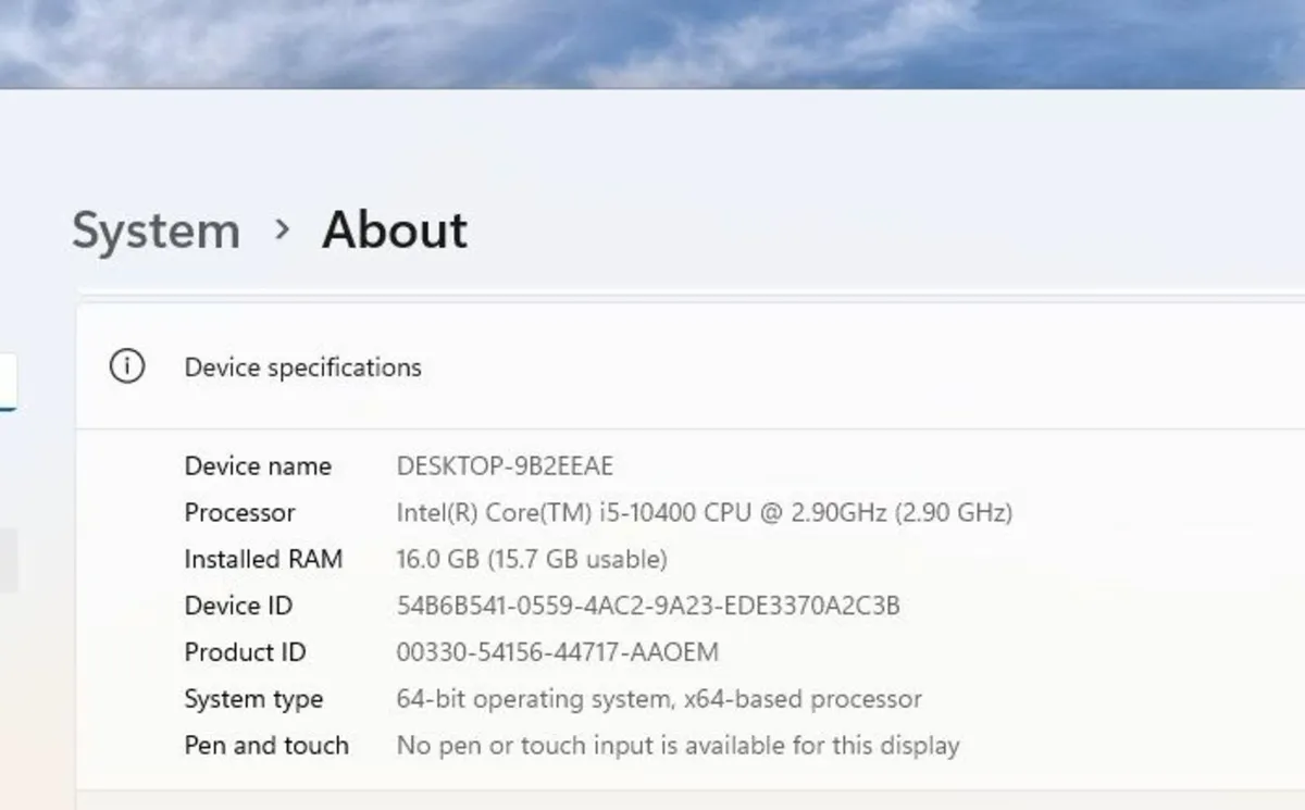10th Gen Intel i5 Win11 PC 24" LCD Gen Office Wifi - Image 2