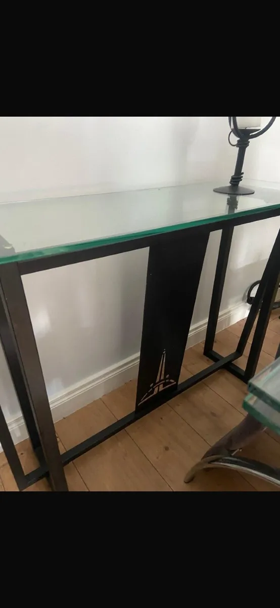 Glass console table - Image 1