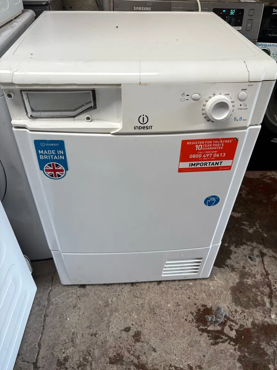 Indesit Condenser Dryer 8kg Drum - Image 1