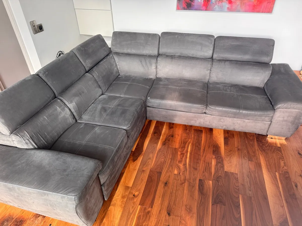 Sofa bed corner sofa used - Image 3