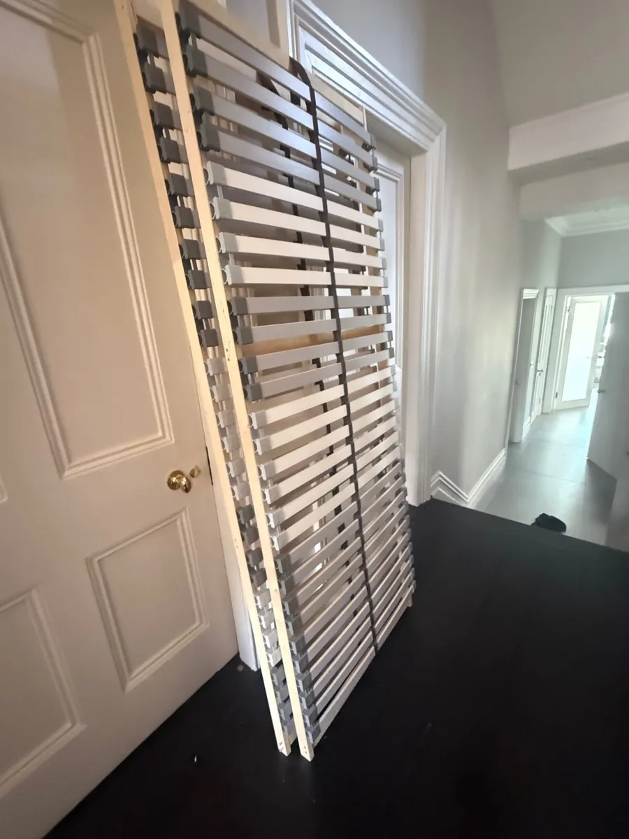 Ikea bed slats &  frame,  assembled never used - Image 1