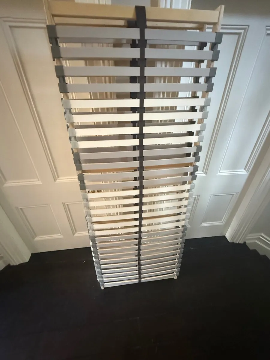 Ikea bed slats &  frame,  assembled never used - Image 2