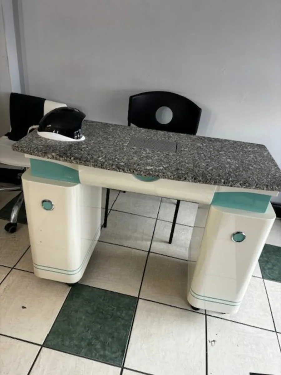 Nail Desk with Extractor - Image 2