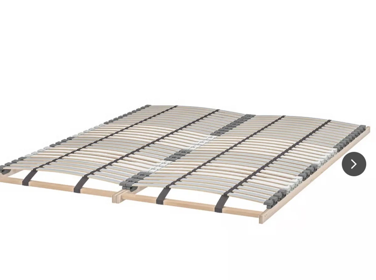 Ikea bed slats &  frame,  assembled never used - Image 3