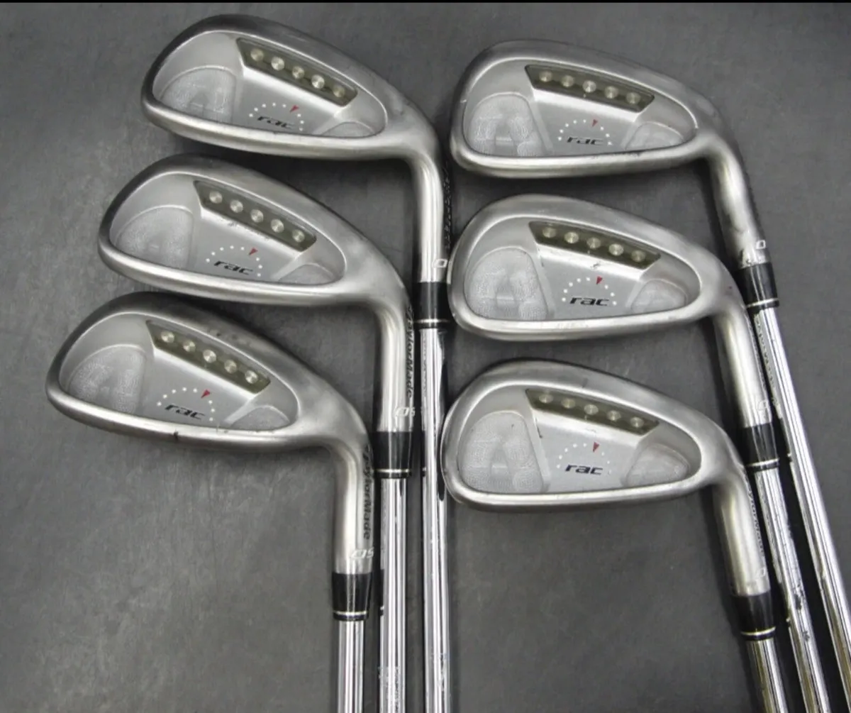 TaylorMade RAC OS Irons 5-PW V Good Condition - Image 1