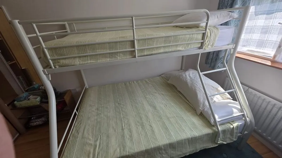 Bunk bed (double & single, metal) - Image 2