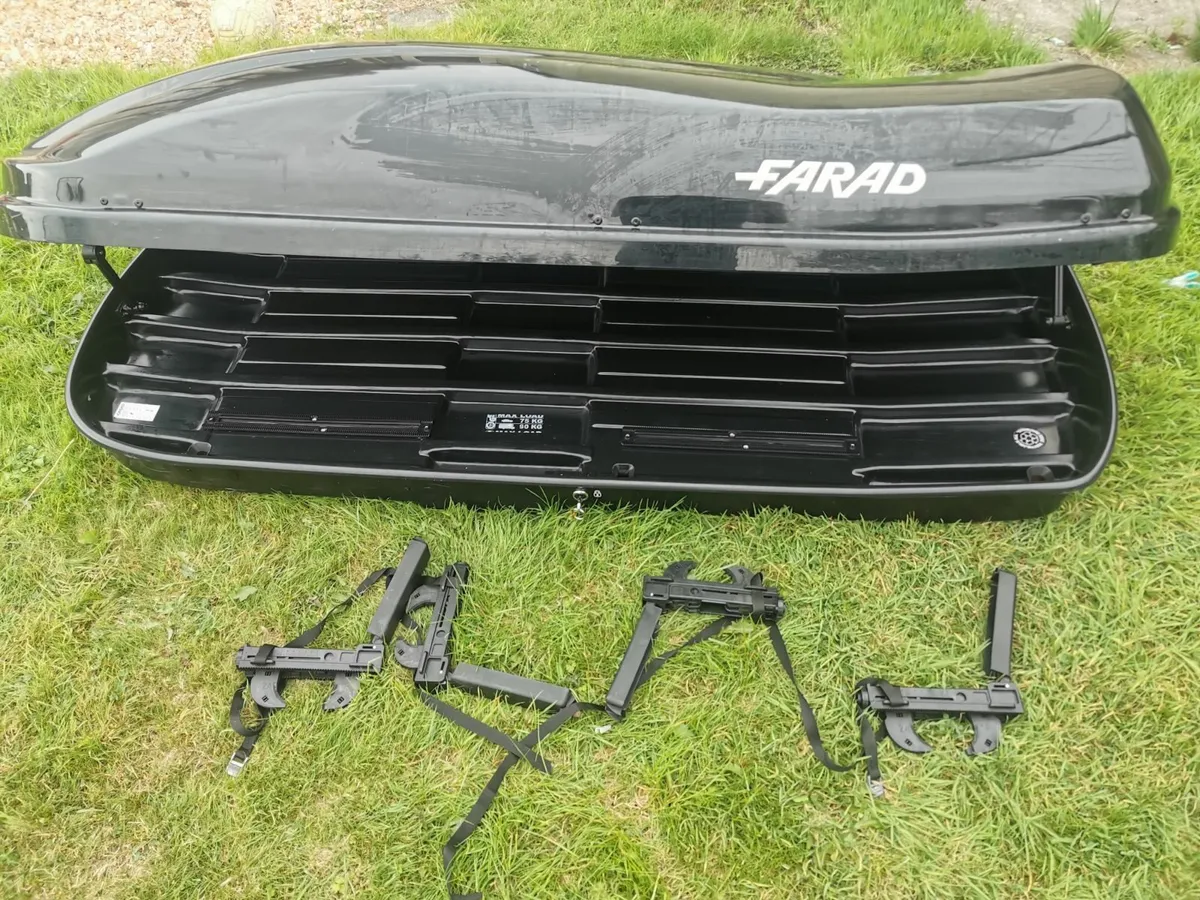 FARAD roof box MARLIN F3 680L black metallic - Image 2