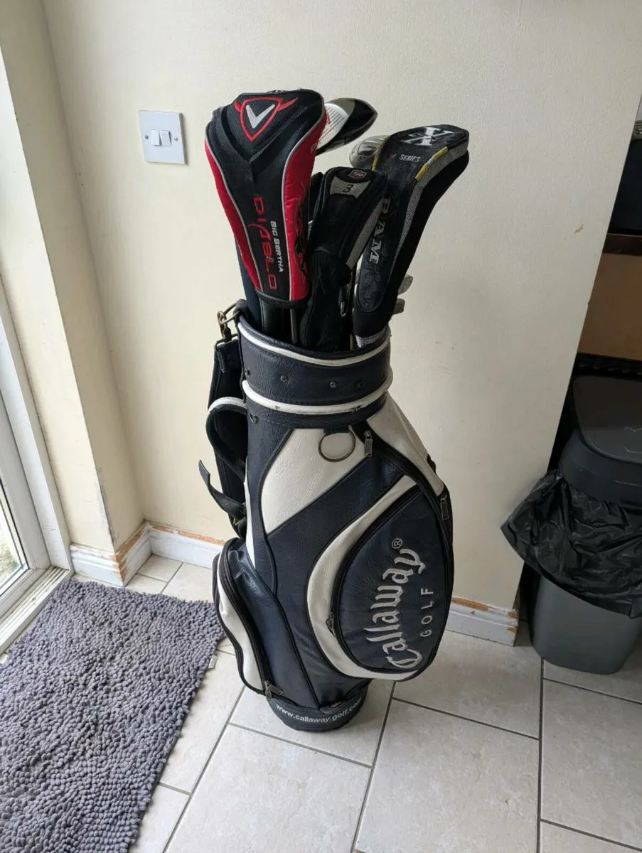 Callaway Golf clubs & tour bag read add - Image 1