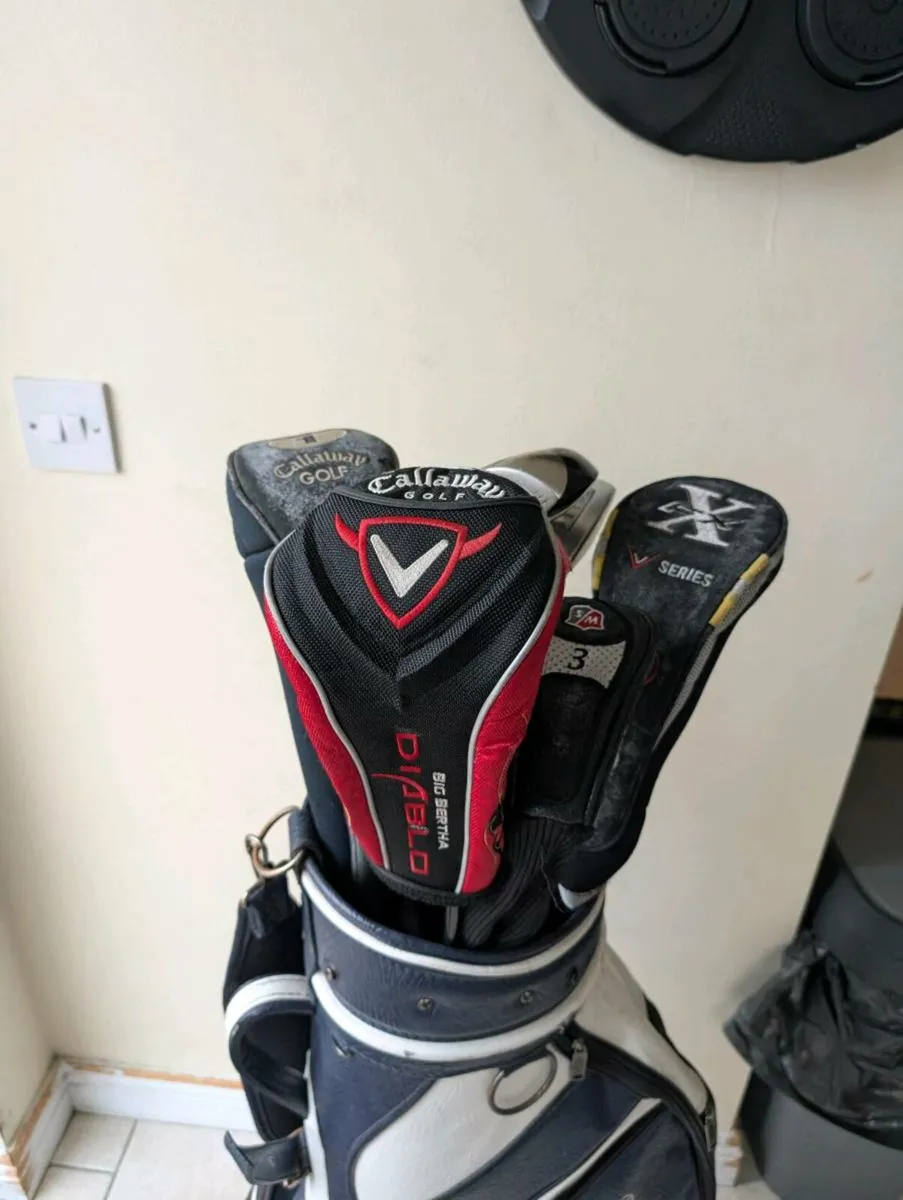 Callaway Golf clubs & tour bag read add - Image 2
