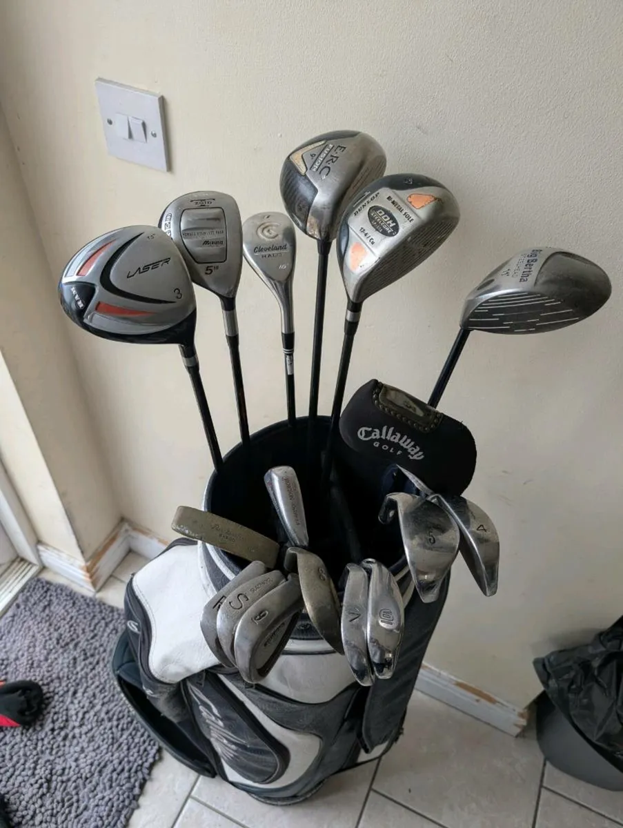 Callaway Golf clubs & tour bag read add - Image 4