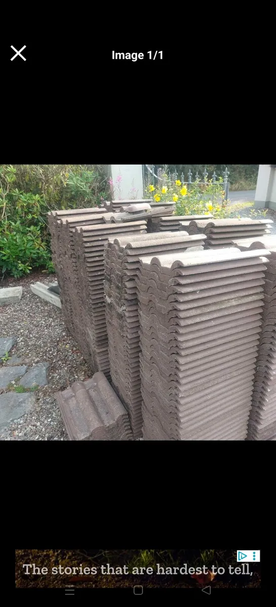 Brown Double Roman Roadstone Roof Tiles