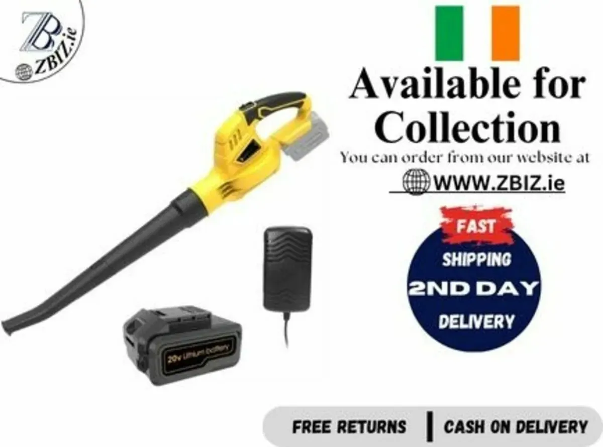 20V Cordless Electric Blower 3.0Ah Battery - Image 1