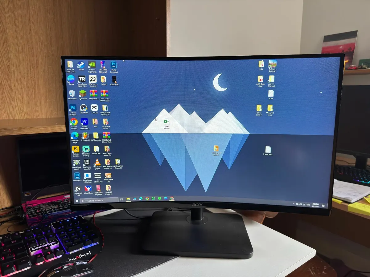 Acer ED270R 27" Curved 144Hz Gaming Monitor - Image 2