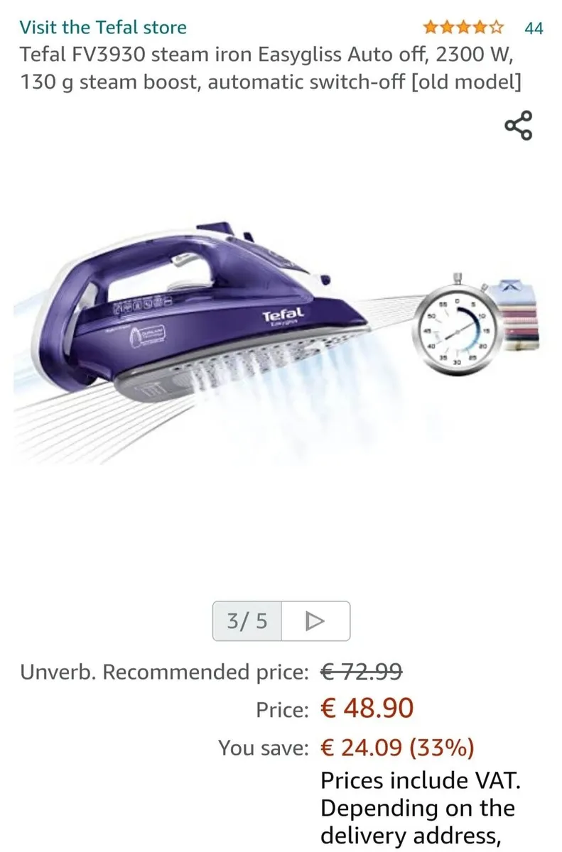 Tefal Iron steam iron - Image 2