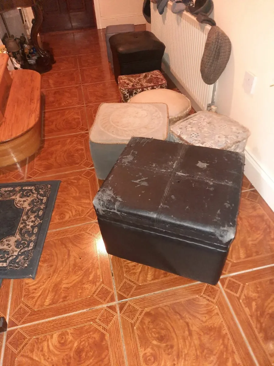 Vintage footstools - Image 2