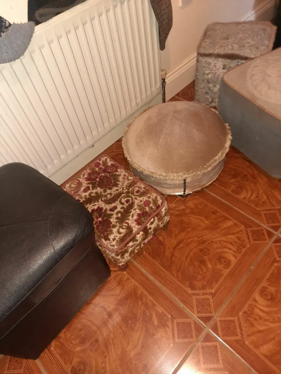 Vintage footstools - Image 3