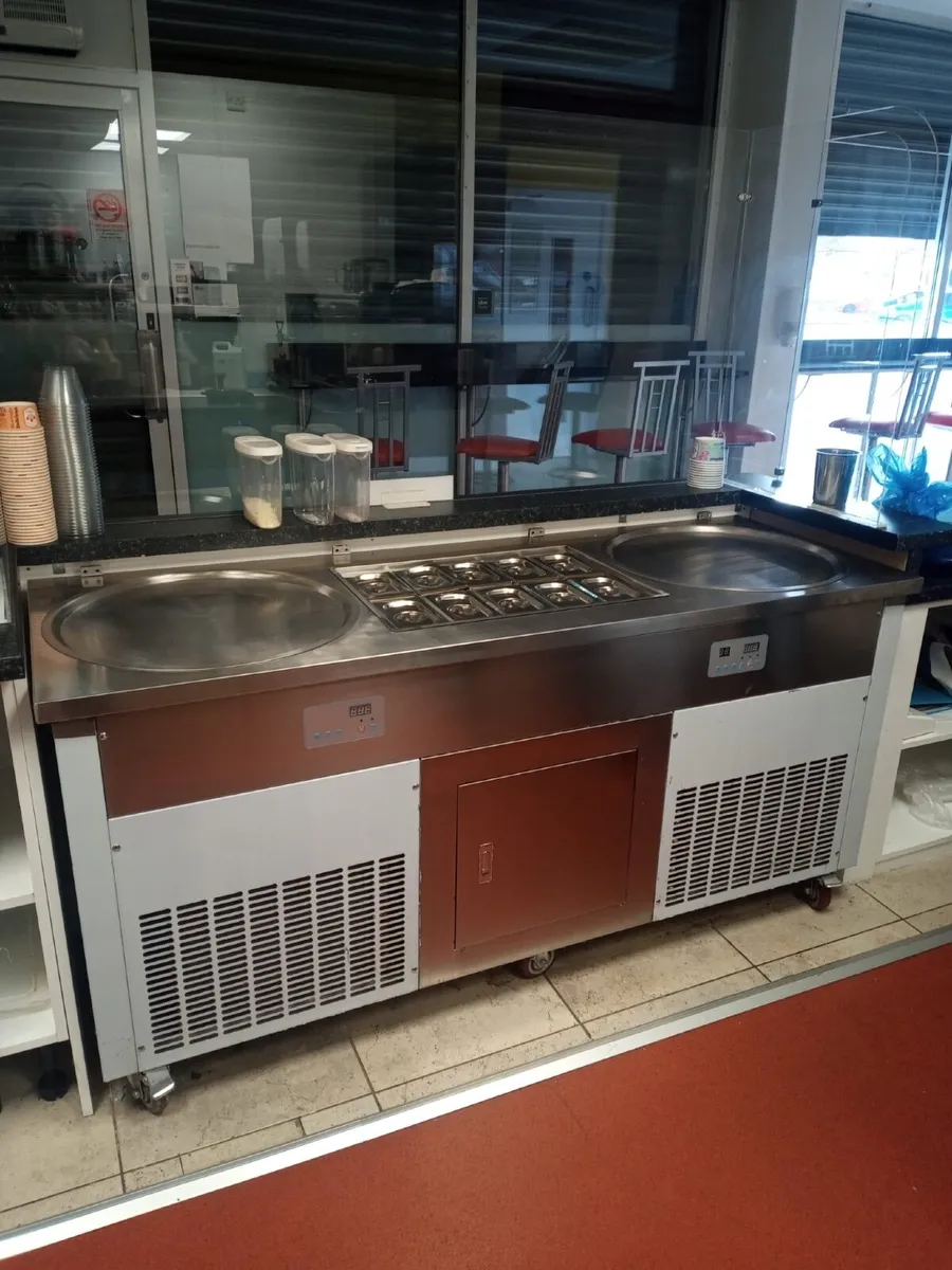 Rolled Ice cream machine