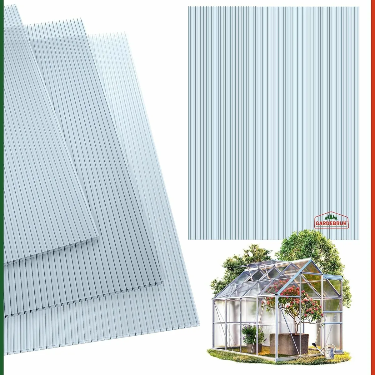 14 x Polycarbonate Twin-Wall Sheets, - Image 4