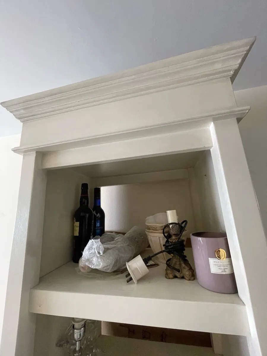 Solid wood bookcase / display case - Image 1