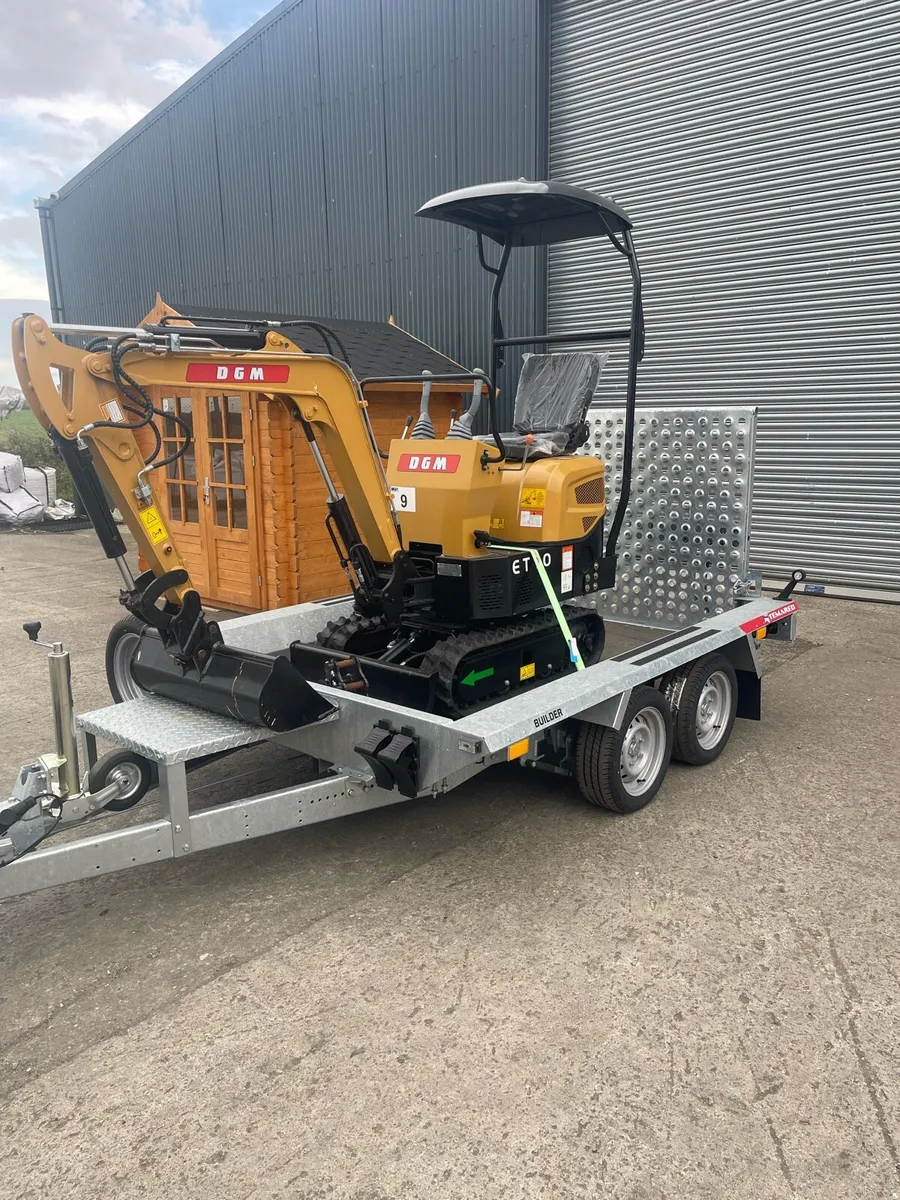 1 ton digger and plant trailer - Image 2