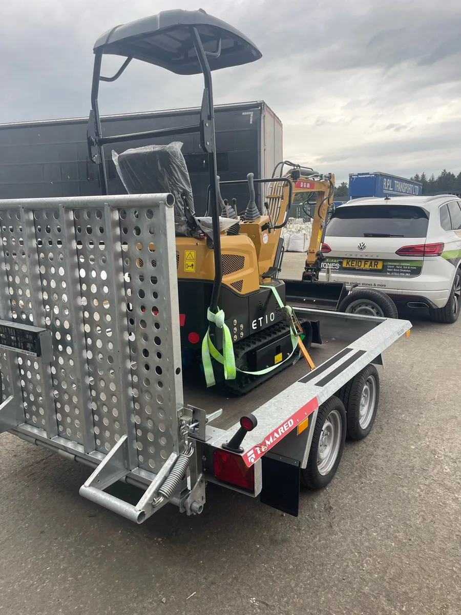 1 ton digger and plant trailer - Image 4