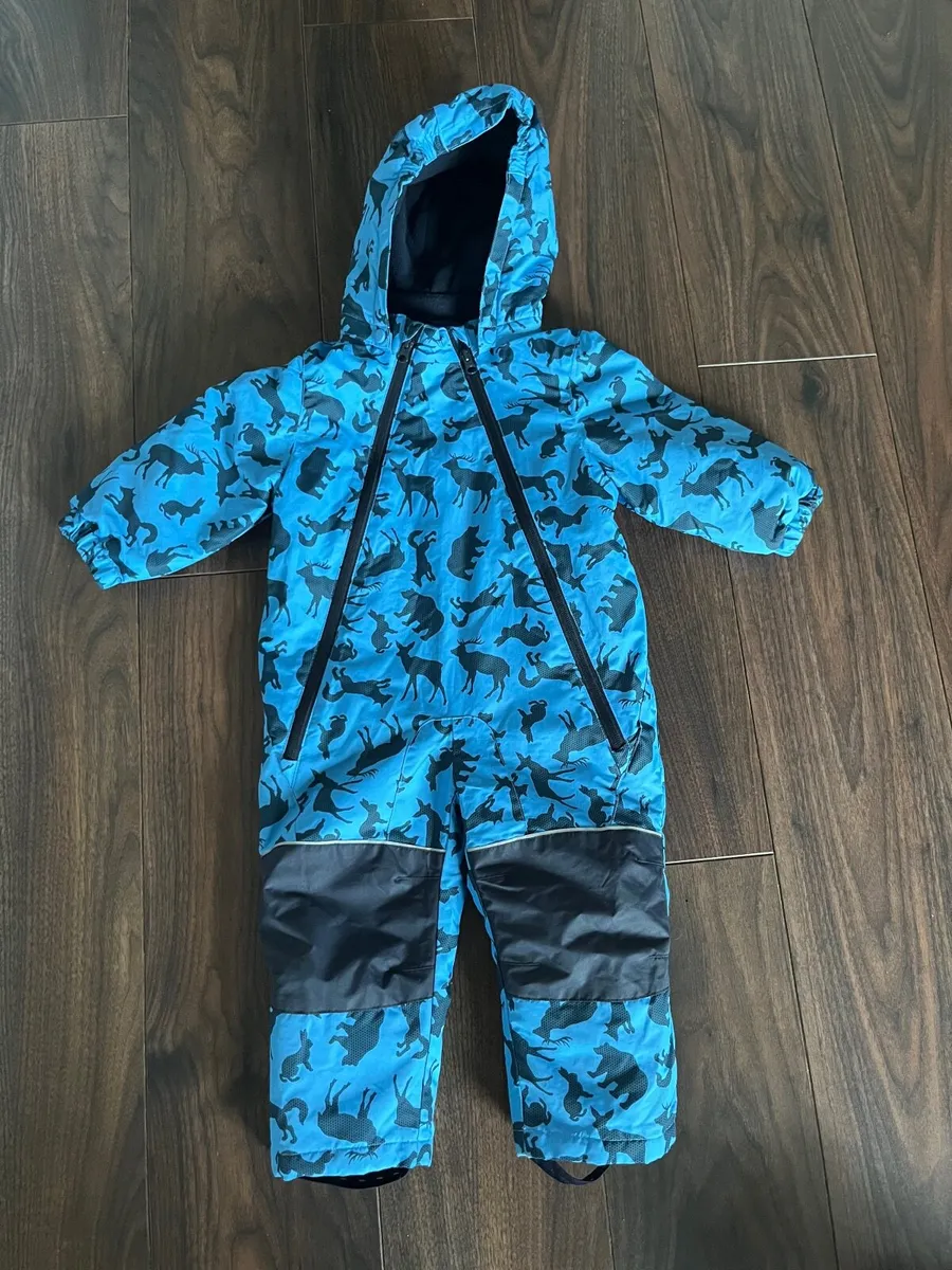 Lupilu padded snow suit 12-24 months