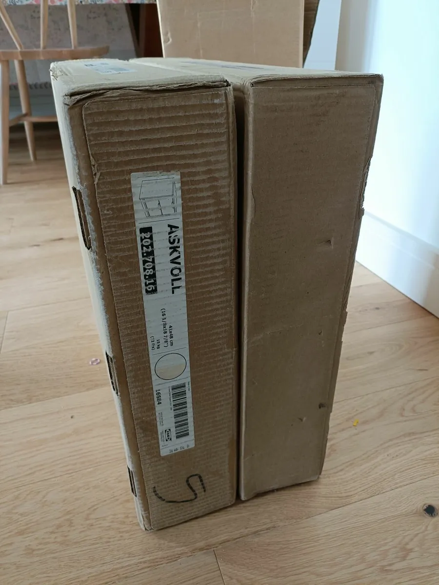 2 x Ikea Askvoll side tables - Image 3