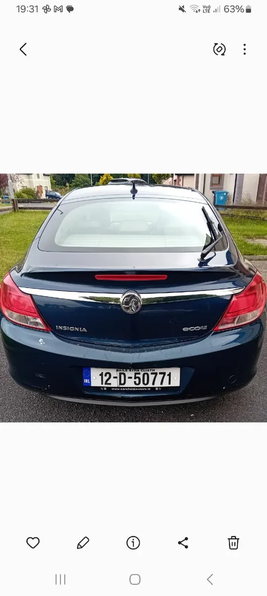 Vauxhall Insignia 2012 - Image 2