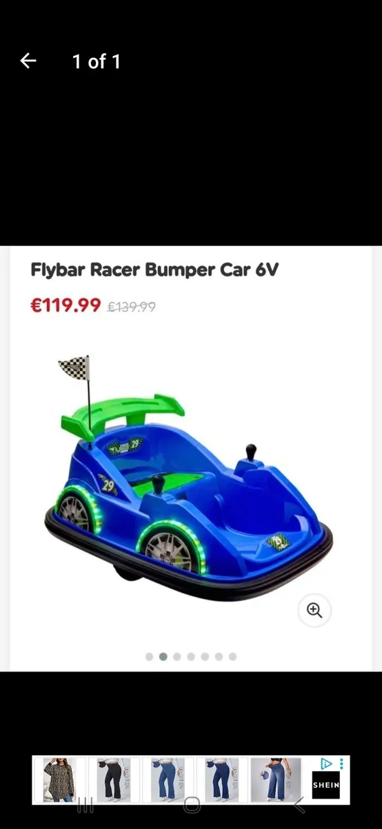 Flybar Racer Bumper car