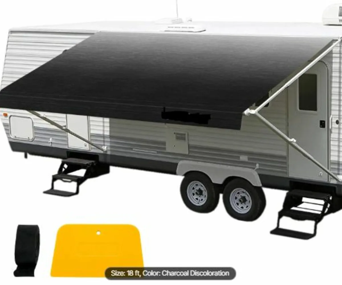 RV Awning Fabric RV Camper Trailer Replacement - Image 1
