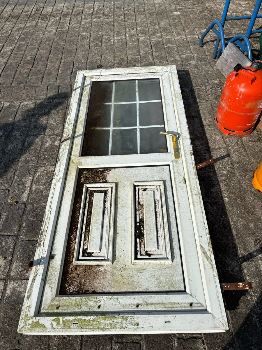 Back door and frame