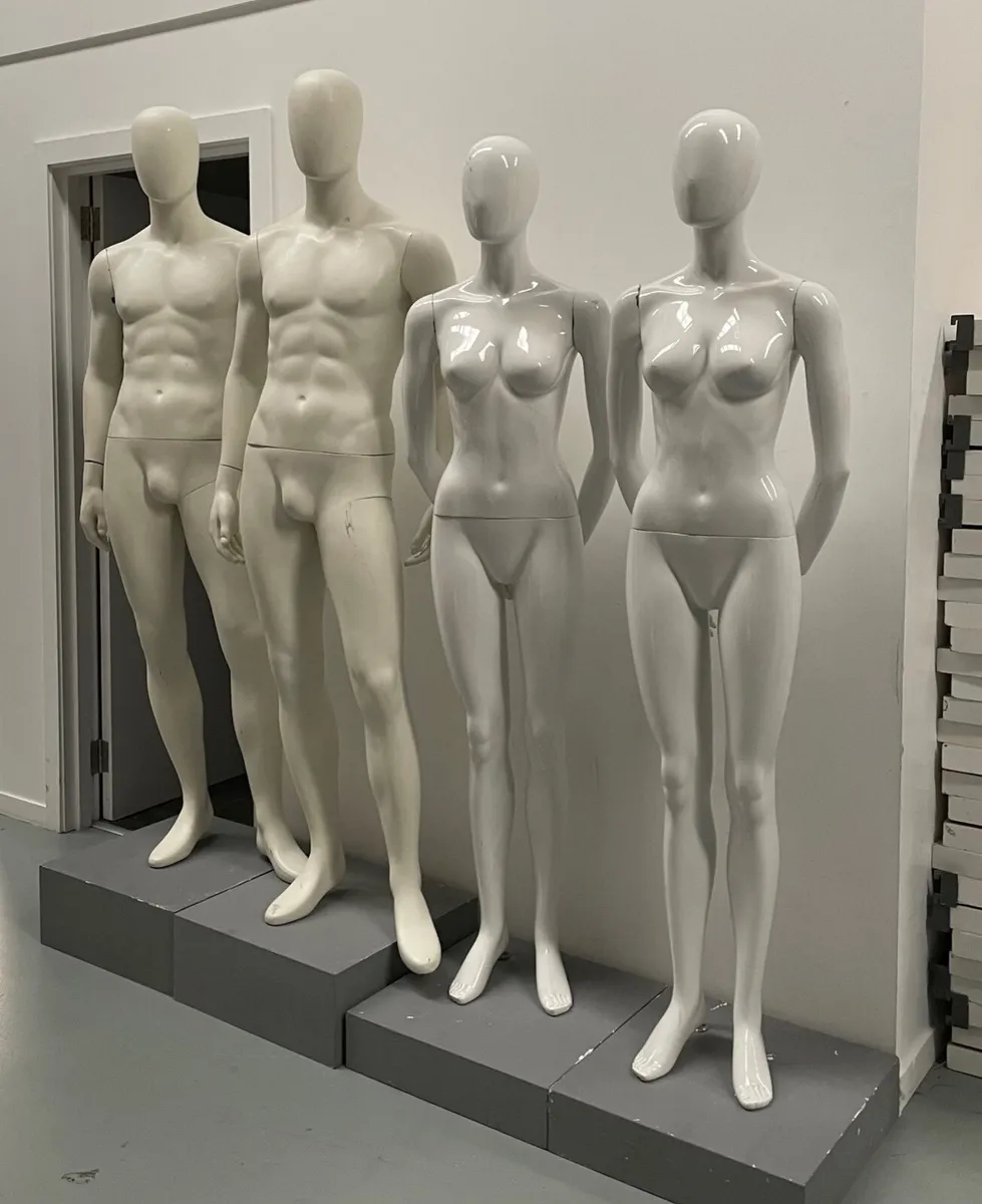 Male/Female Mannequin Full Body - White - Image 1