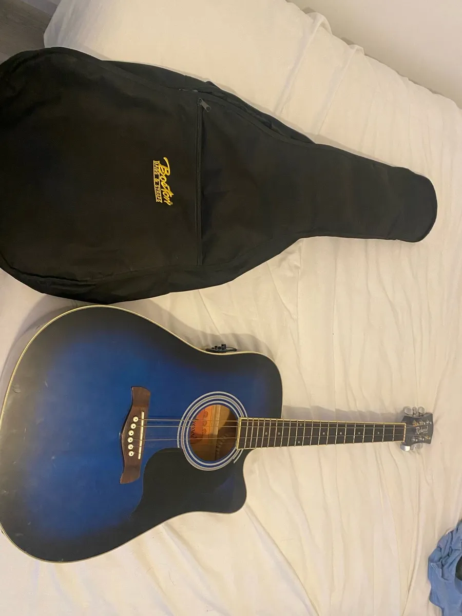 Richwood artist series acoustic guitar w/ gig bag - Image 1
