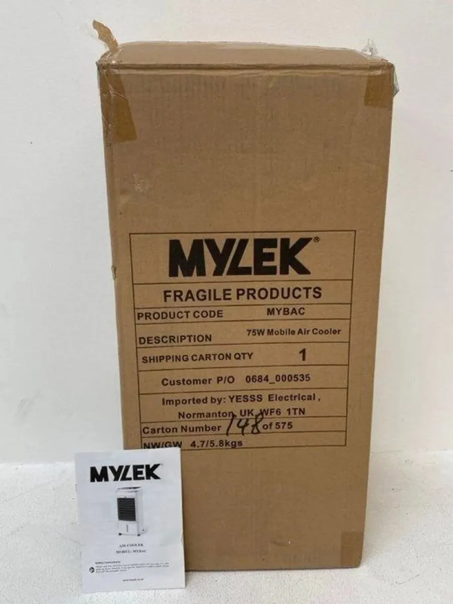 MYLEK PORTABLE AIR COOLER 75W - Image 1