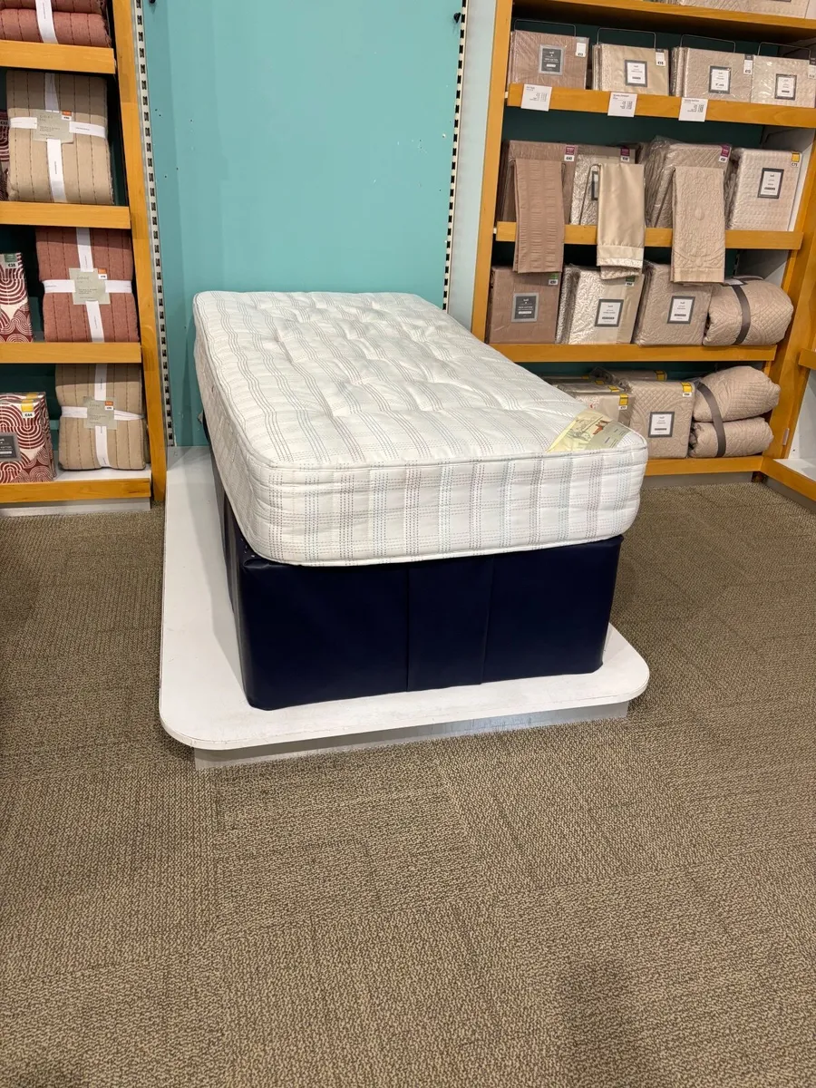 Single bed and mattress