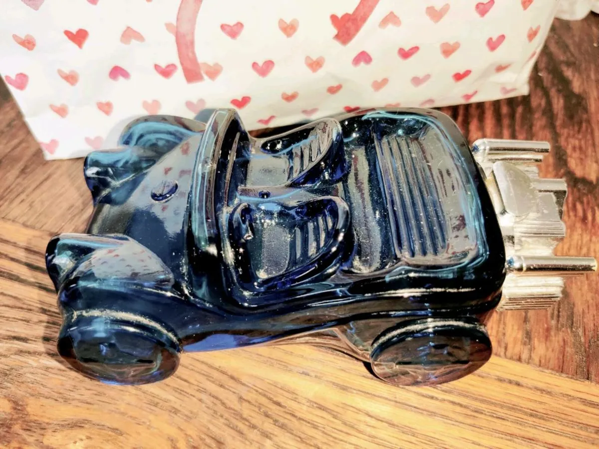 VINTAGE AFTERSHAVE GLASS, 1960'S Used Bottles ! - Image 2