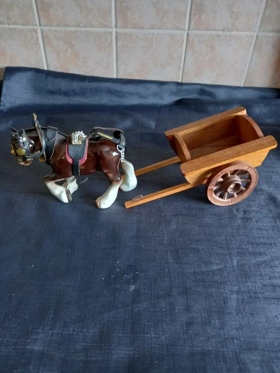 Clydesdale Horse & Cart - Image 1