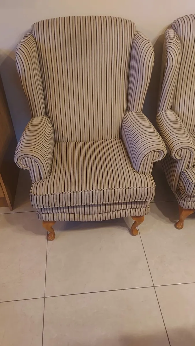 2 Queen Anne Chairs for Sale - Image 2