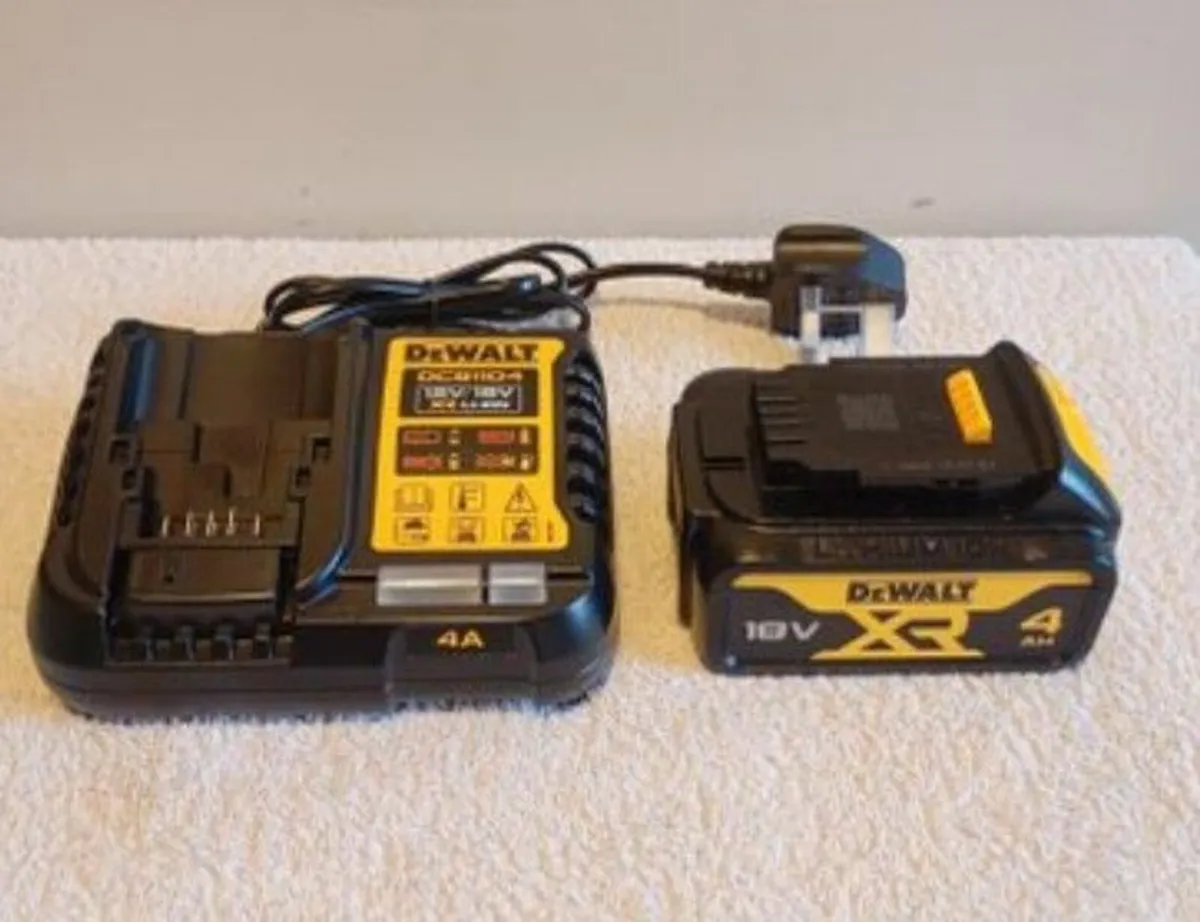 DeWalt Battery and Charger - Image 1