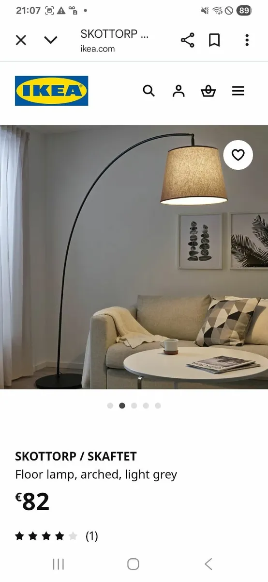 Ikea standing lamp - Image 2