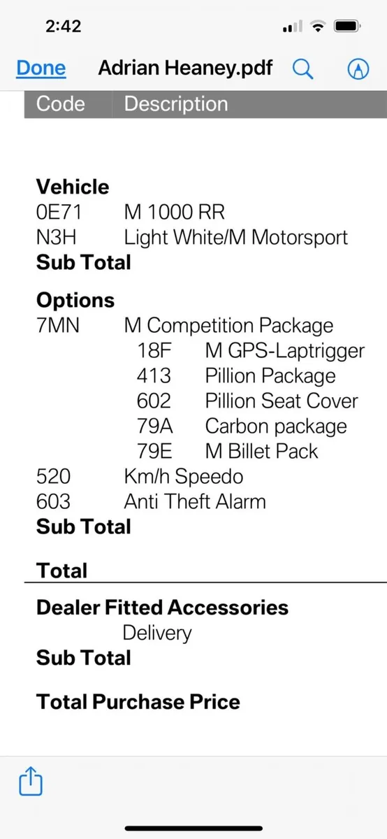 BMW M1000RR - Image 2