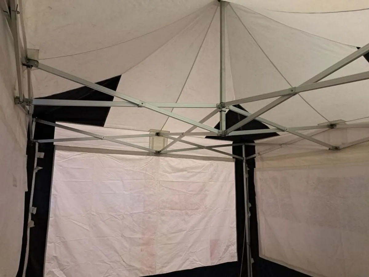 Gazebo for sale, excellent condition, well looked after, weights, ground pegs, guy ropes all included, open to serious offers. - Image 2