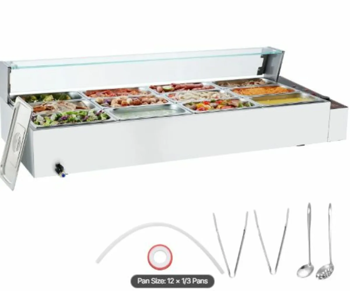 Commercial Electric Food Warmer Countertop Buffet - Image 1