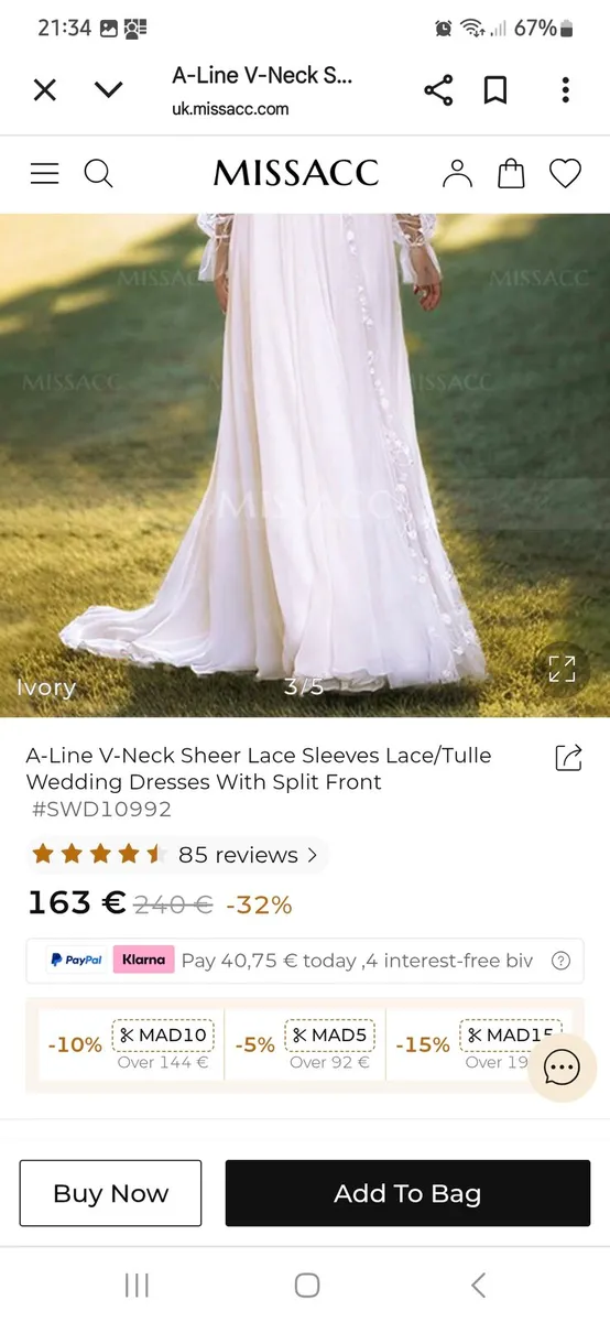 Wedding dress - Image 2