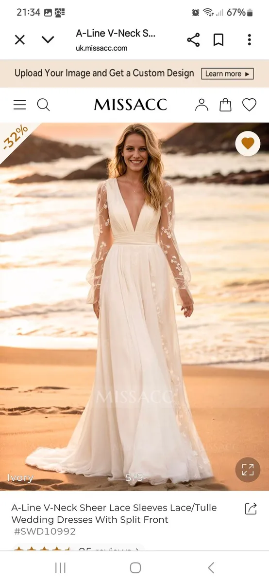 Wedding dress - Image 4