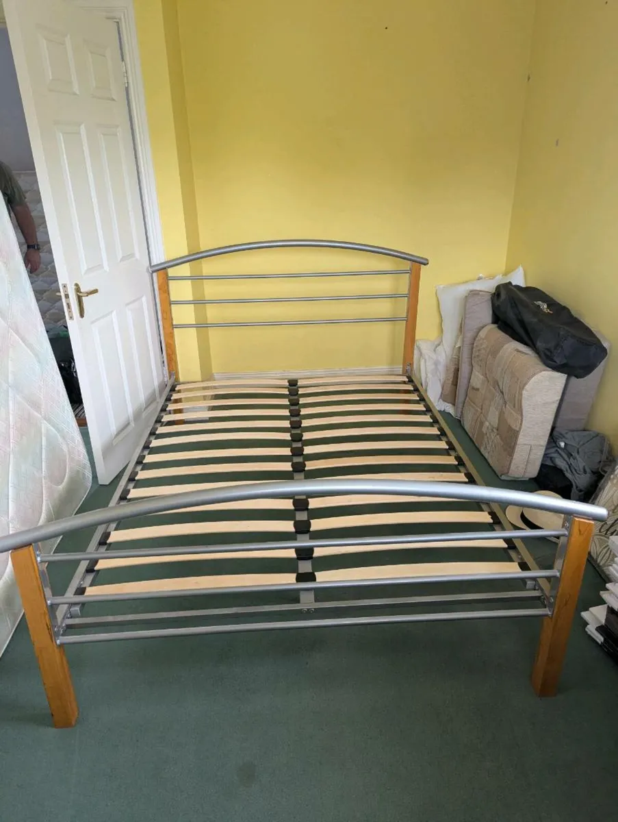 Double Bed with Mattress - Image 1