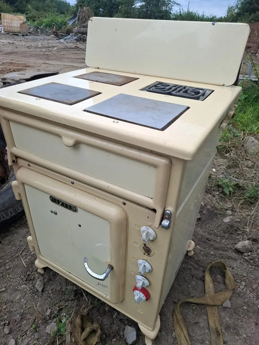 retro gas cooker