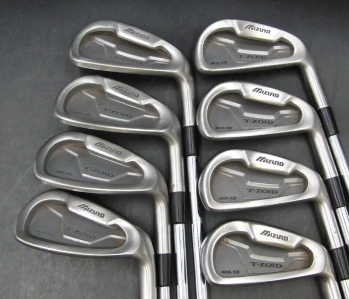 Set of 8 x Mizuno T-Zoid MX-15 Irons 3-PW Men’s - Image 1
