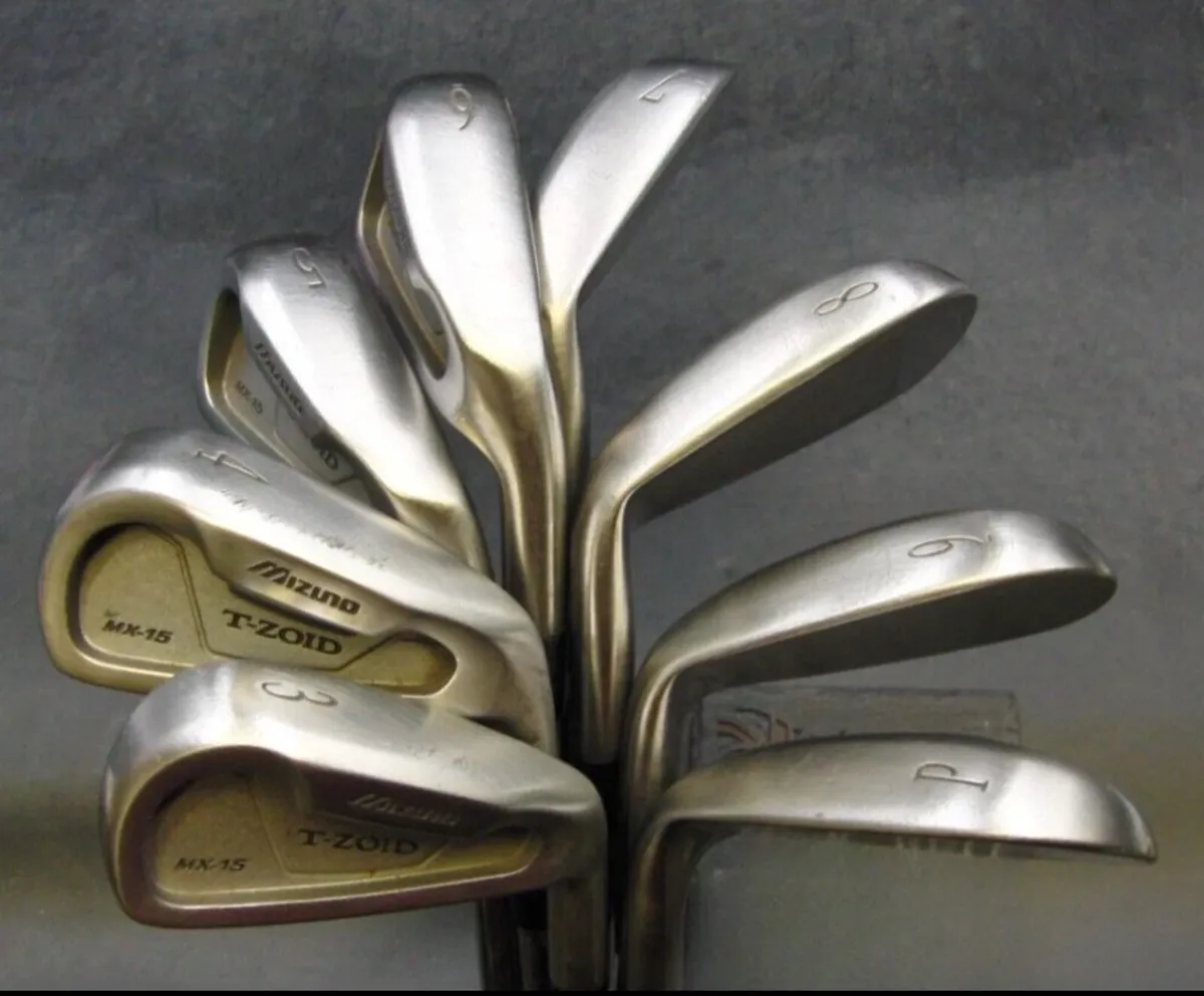 Set of 8 x Mizuno T-Zoid MX-15 Irons 3-PW Men’s - Image 2